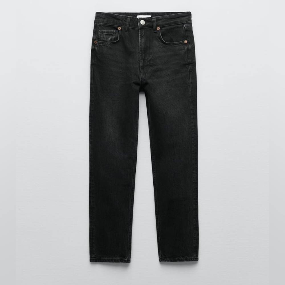 ZARA Mom Fit Comfort Jeans black